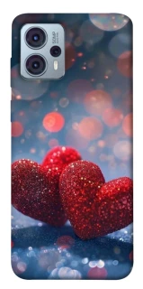 Чохол на Motorola Moto G23 Red hearts фото 1 Чохол на Motorola Moto G23 Red hearts фото 1 з 1