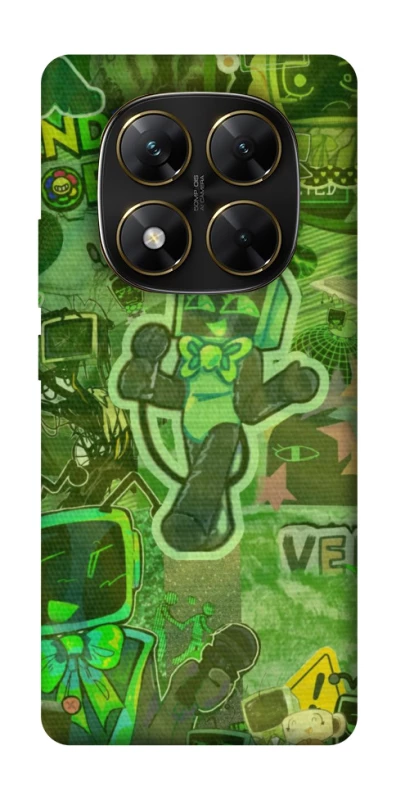 Чехол на Xiaomi Poco X7 Dandysworld tv green theme фото 1 из 1