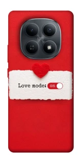 Чохол на Xiaomi Redmi Note 15 4G/5G (EU) Love Mode ON фото 1 з 1