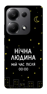 Чехол на Xiaomi Redmi Note 13 Pro 4G Нічна людина фото 1 из 1