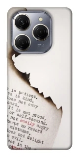 Чохол на TECNO Spark 20 Pro Вірші фото 1 з 1