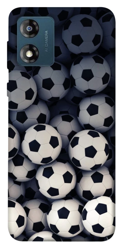 Чохол на Motorola Moto E13 Футбольні м'ячи фото 1 з 1