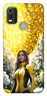 Чехол на Nokia C21 Plus Cyber space girl ver.2 фото 1 из 1