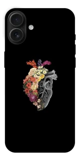 Чохол на Apple iPhone 16 Plus Heart with flowers фото 1 з 1