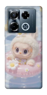 Чохол на Infinix Note 40 Pro 4G Labubu swimming фото 1 з 1