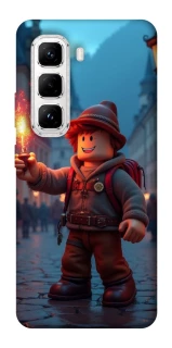Чохол на Infinix Hot 50 Pro Roblox Fire Logo Blue Flames фото 1 з 1