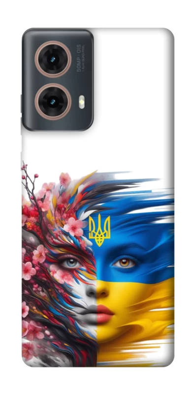 Чохол на Motorola Moto G85 Flowering Ukraine фото 1 з 1