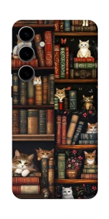 Чохол на Samsung Galaxy S25 Cats & Books фото 1 з 1