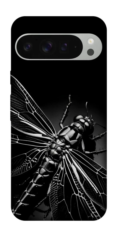 Чохол на Google Pixel 9 Pro XL Black dragonfly фото 1 з 1