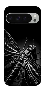 Чохол на Google Pixel 9 Pro XL Black dragonfly фото 1 з 1