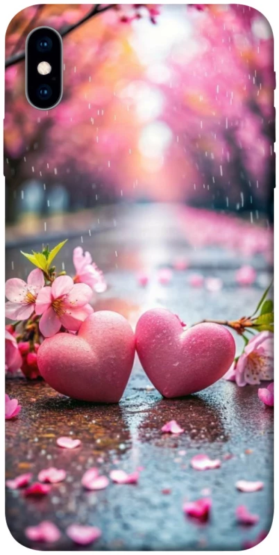 Чохол на Apple iPhone X (5.8") Pink heart фото 1 з 1