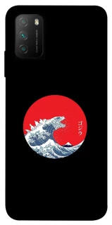 Чехол на Xiaomi Poco M3 Волны Японии фото 1 из 1