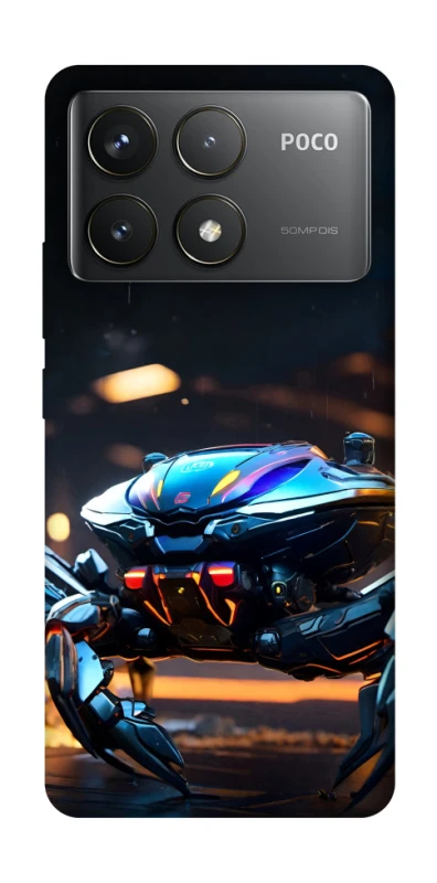 Чохол на Xiaomi Poco F6 Pro Cyber ​​crab фото 1 з 1