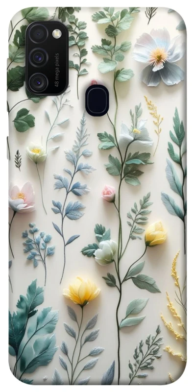 Чохол на Samsung Galaxy M21 Floral design ver.4 фото 1 з 1