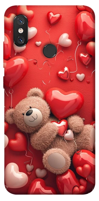 Чехол на Xiaomi Mi 8 bear in hearts фото 1 из 1