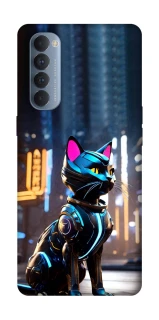 Чехол на Oppo Reno 4 Pro Cyber cat фото 1 из 1