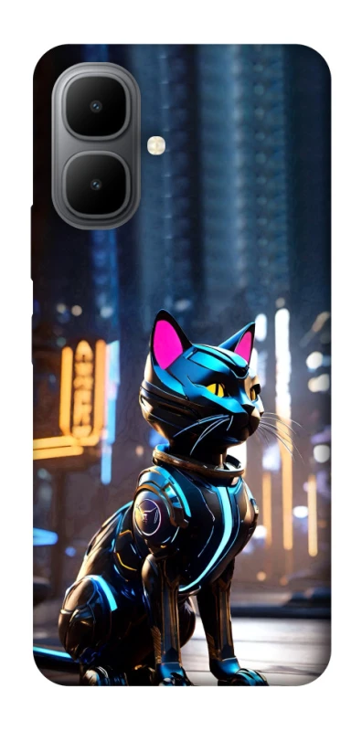 Чохол на Infinix Smart 10 Cyber cat фото 1 з 1