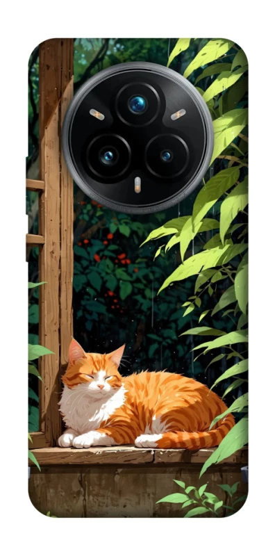Чехол на Realme 14 Pro red cat фото 1 из 1
