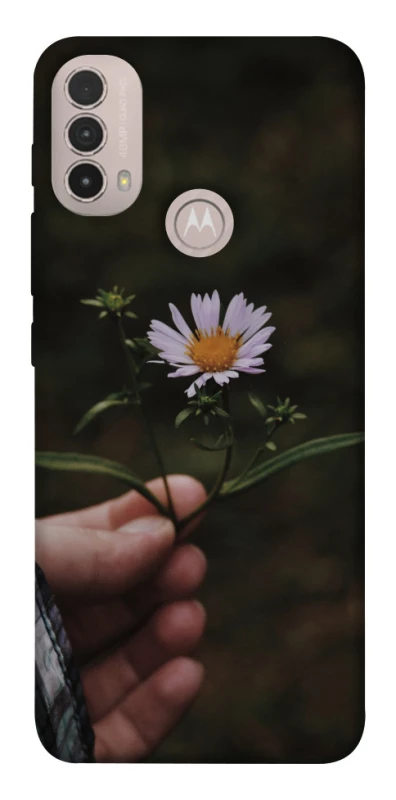 Чохол на Motorola Moto E40 Ромашка v4 фото 1 з 1