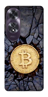 Чохол на Oppo A60 Bitcoin cracks фото 1 з 1
