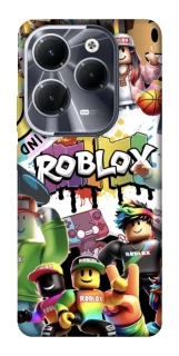 Чехол на Infinix Hot 40 Pro Roblox Characters Collage фото 1 из 1