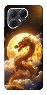 Чехол на TECNO Pova 7 Golden Dragon фото 1 из 1