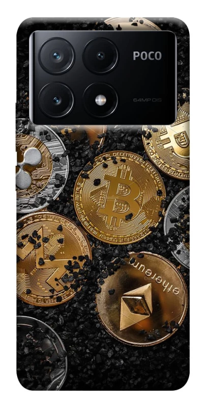 Чехол на Xiaomi Poco X6 Many coins v2 фото 1 из 1