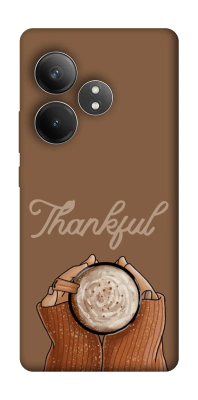 Чехол на Realme GT Neo 6 Thankful coffee фото 1 из 1