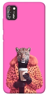 Чехол на TECNO POP 4 Pro Леопард с кофе фото 1 из 1