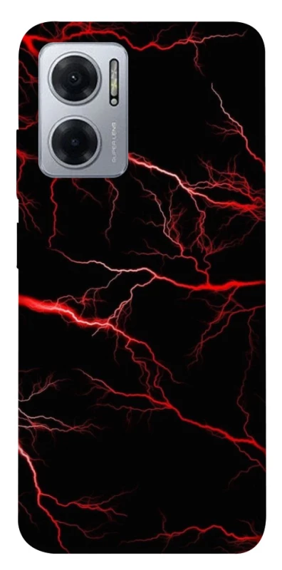 Чехол на Xiaomi Redmi Note 11E Красная молния фото 1 из 1