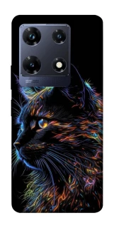 Чехол на Infinix Note 30 Pro Черный кот фото 1 из 1