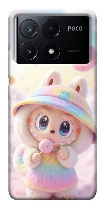 Чехол на Xiaomi Poco X6 Candy Labubu фото 1 из 1