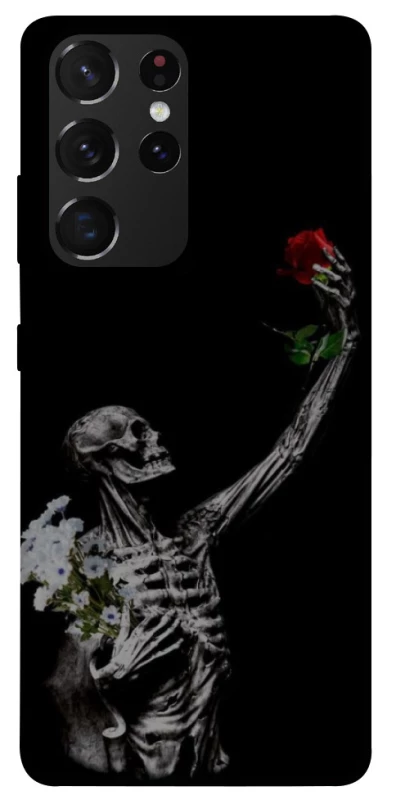 Чохол на Samsung Galaxy S21 Ultra Skeleton vs Rose фото 1 з 1