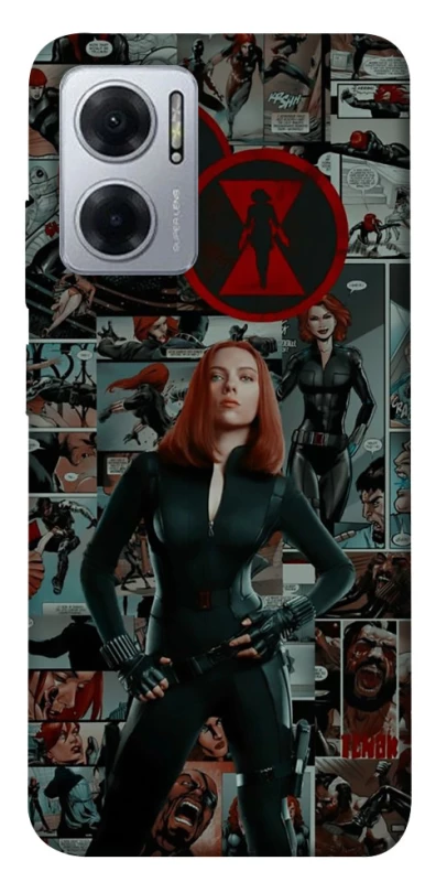 Чехол на Xiaomi Redmi Note 11E Black Widow фото 1 из 1