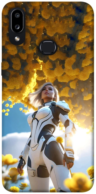 Чохол на Samsung Galaxy A10s Cyber space girl ver.3 фото 1 з 1