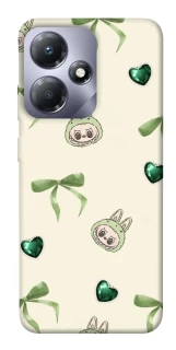 Чохол на Infinix Hot 30 Play Labubu Green Heart фото 1 з 1