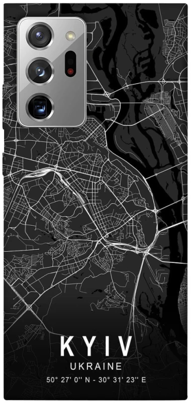 Чохол на Samsung Galaxy Note 20 Ultra Kyiv map фото 1 з 1