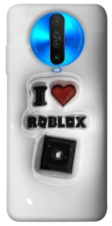 Чохол на Xiaomi Poco X2 I love Roblox фото 1 з 1