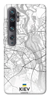 Чехол на Xiaomi Mi Note 10 / Note 10 Pro / Mi CC9 Pro Kiev white map фото 1 из 1
