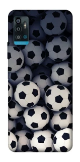 Чехол на ZTE Blade A71 Футбольные мячи фото 1 из 1