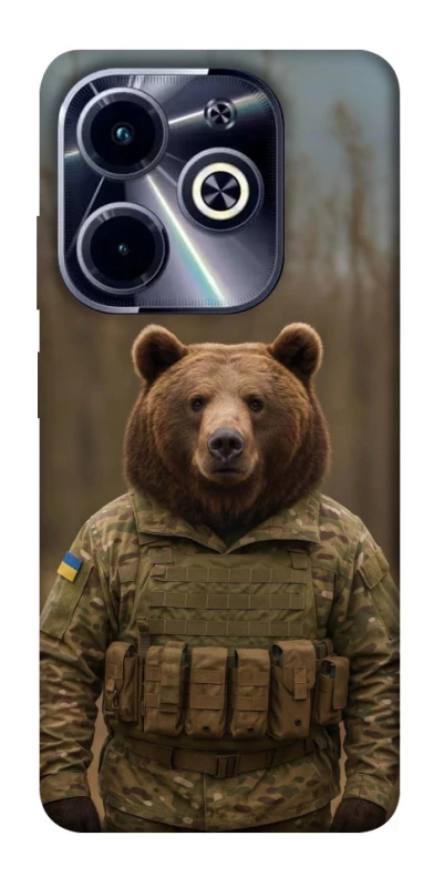 Чохол на Infinix Hot 40i Ведмідь захисник фото 1 з 1