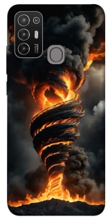 Чехол на ZTE Blade A52 Огненный торнадо фото 1 из 1