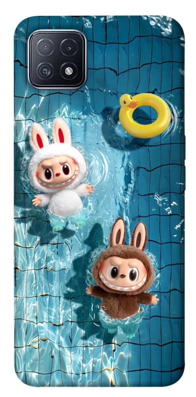 Чехол на Oppo A73 Labubu in the pool фото 1 из 1