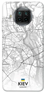 Чехол на Xiaomi Mi 10T Lite / Redmi Note 9 Pro 5G Kiev white map фото 1 из 1
