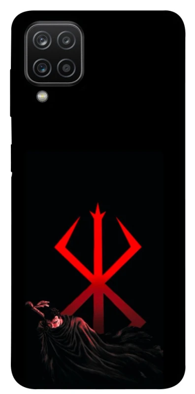 Чохол на Samsung Galaxy A12 Berserk Red Logo фото 1 з 1