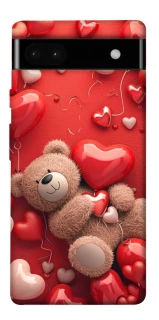Чохол на Google Pixel 6a bear in hearts фото 1 з 1