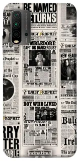 Чохол на Xiaomi Redmi 9T Harry Potter newspaper фото 1 з 1