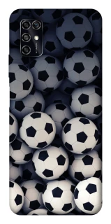 Чехол на ZTE Blade V2020 Smart Футбольные мячи фото 1 из 1