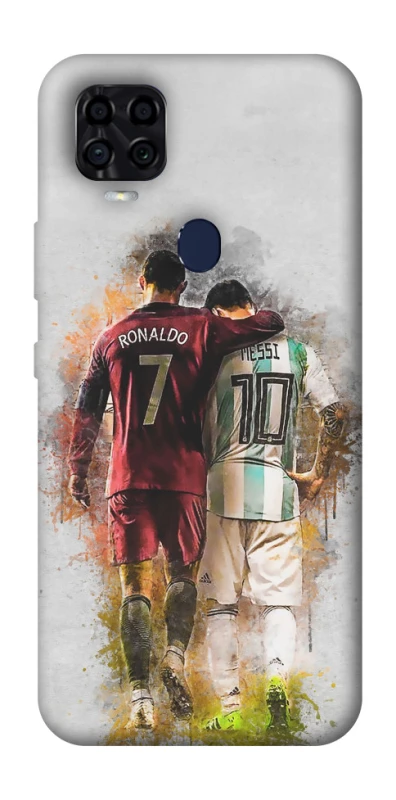 Чехол на ZTE Blade v2020 Ronaldo и Messi фото 1 из 1