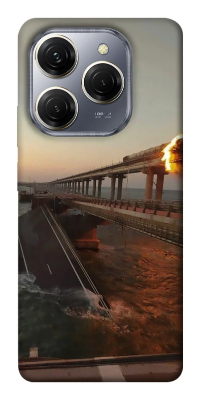 Чохол на TECNO Spark 20 Pro Кримський міст втомився фото 1 з 1